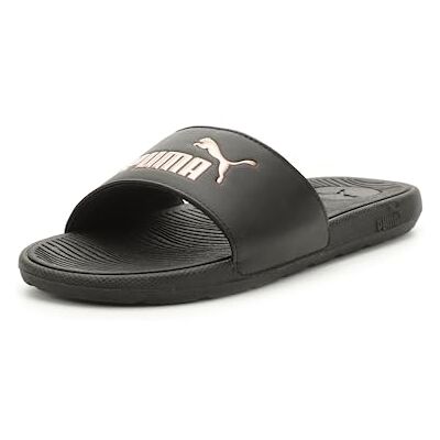 PUMA Dam Cool Cat 2.0 WNS Slide Sandal, svart-ros guld, 9 PUMA Dam Cool Cat 2.0 WNS Slide Sandal, svart-ros guld, 9