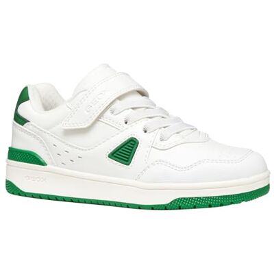 Geox J Washiba Boy A, sneakers, vitgrön, 38 EU Geox J Washiba Boy A, sneakers, vitgrön, 38 EU