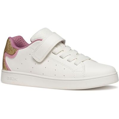 Geox J ECLYPER Girl sneakers, vit/ros, 30 EU, Vit ros, 30 EU Geox J ECLYPER Girl sneakers, vit/ros, 30 EU, Vit ros, 30 EU
