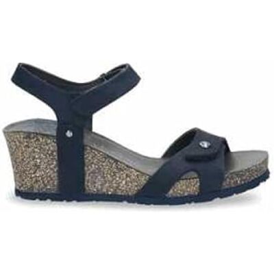 Panama Jack dam Julia basics öppna sandaler med kilklack, Blå Marino B10, 40 EU Panama Jack dam Julia basics öppna sandaler med kilklack, Blå Marino B10, 40 EU