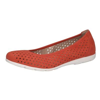 CAPRICE dam 9-22114-44 ballerinaskor, orange mocka, 37 EU, Orange mocka, 37 EU CAPRICE dam 9-22114-44 ballerinaskor, orange mocka, 37 EU, Orange mocka, 37 EU