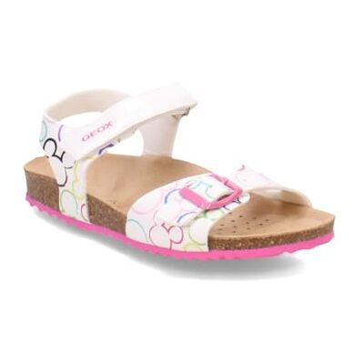 Geox Flicka J Adriel flicka C sandal, Vit flerfärgad, 39 EU Geox Flicka J Adriel flicka C sandal, Vit flerfärgad, 39 EU