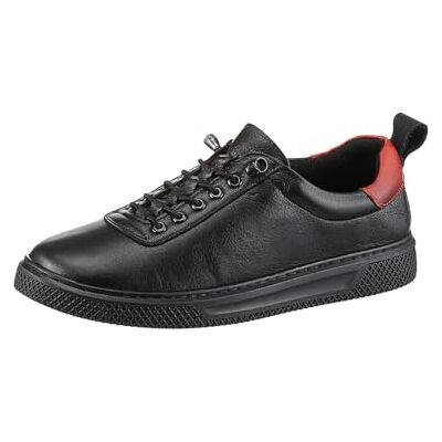 Andrea Conti Damsneakers, svart/chili, 36 EU, Svart chili, 36 EU Andrea Conti Damsneakers, svart/chili, 36 EU, Svart chili, 36 EU