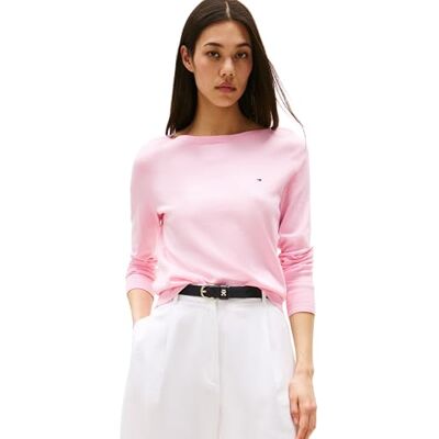 Tommy Hilfiger Damtröjor, Rosa (klassisk rosa), XXS Tommy Hilfiger Damtröjor, Rosa (klassisk rosa), XXS