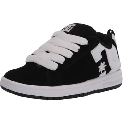 DC Shoes COURT GRAFFIK herr Sneaker, Svart gummi, 39 EU DC Shoes COURT GRAFFIK herr Sneaker, Svart gummi, 39 EU