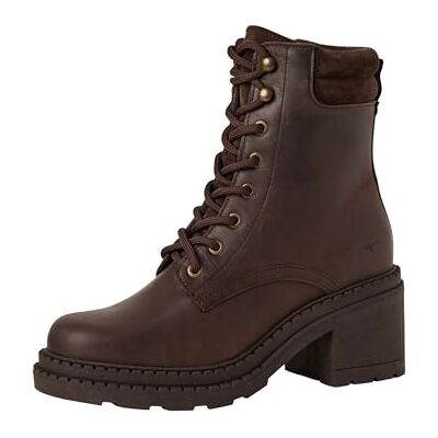 Tamaris Damen Spets Boot Heel 1-25294-45, ankelstövlar dam, brun, 39 EU, Brun, 39 EU Tamaris Damen Spets Boot Heel 1-25294-45, ankelstövlar dam, brun, 39 EU, Brun, 39 EU
