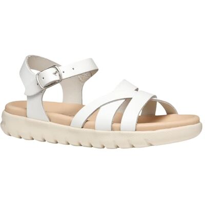 Geox Sandal Flicka Soleima Gir, vit, 33 EU Geox Sandal Flicka Soleima Gir, vit, 33 EU