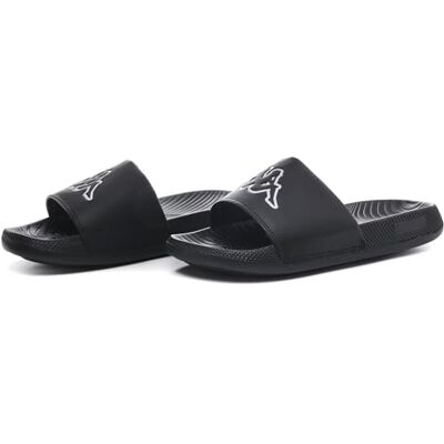 Kappa Unisex Steeve Svarta Flip-Flops, Storlek 43 Kappa Unisex Steeve Svarta Flip-Flops, Storlek 43