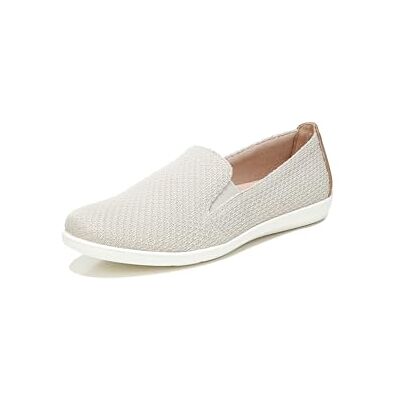 LifeStride Women's Next Level Loafer, Cream, 9.5 Wide LifeStride Women's Next Level Loafer, Cream, 9.5 Wide