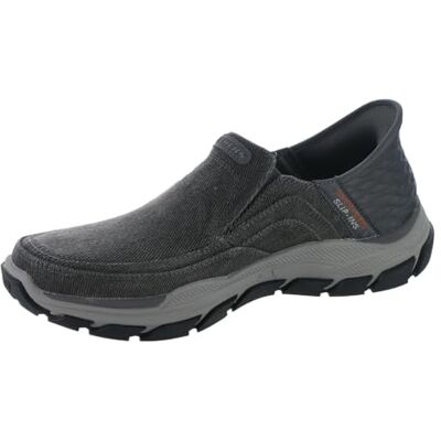 Skechers USA Men's Men's Respected-Holmgren Slip-in Loafer, Char, 10 Skechers USA Men's Men's Respected-Holmgren Slip-in Loafer, Char, 10