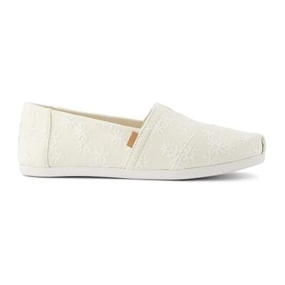 TOMS Alpargata Cloudbound Loafer för kvinnor platt, Naturlig broderad blommig, 38.5 EU TOMS Alpargata Cloudbound Loafer för kvinnor platt, Naturlig broderad blommig, 38.5 EU