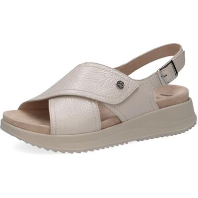 CAPRICE Dam Damen 9-28707-46 platt sandal, Pearl Perl Dee, 38 EU CAPRICE Dam Damen 9-28707-46 platt sandal, Pearl Perl Dee, 38 EU