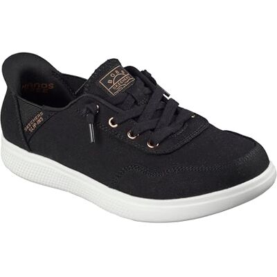 Skechers kvinnors handsfree slipins skeppare Keep It Sweet Sneaker, svart/vit, 39 EU bred Skechers kvinnors handsfree slipins skeppare Keep It Sweet Sneaker, svart/vit, 39 EU bred