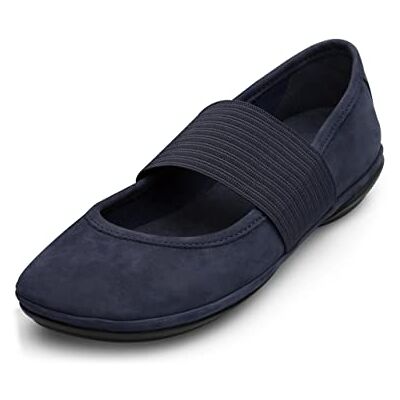 Camper Damer höger Nina-21595 Mary Jane Flat, blå, 35 EU Camper Damer höger Nina-21595 Mary Jane Flat, blå, 35 EU