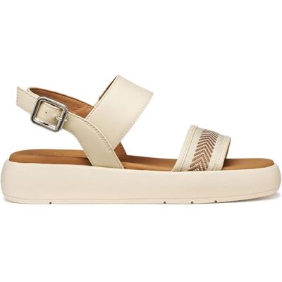 Geox Damer D CAMALEI D Wedge Sandal, Papyrus, 38 EU Geox Damer D CAMALEI D Wedge Sandal, Papyrus, 38 EU