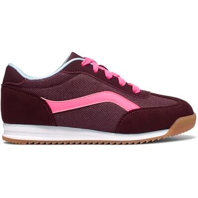 Clarks Zing Run O. Childrens Burgundy Combi, 3 Clarks Zing Run O. Childrens Burgundy Combi, 3