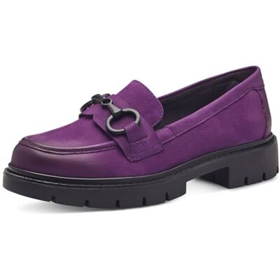Tamaris Comfort damtofflor av läder eleganta, Lila nubuck, 36 EU Tamaris Comfort damtofflor av läder eleganta, Lila nubuck, 36 EU
