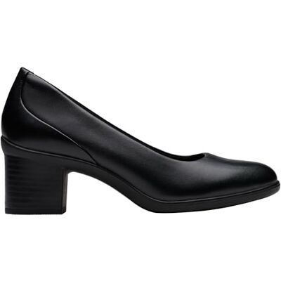 Clarks Shaya Poppy Womens Black Leather, 7.5 Clarks Shaya Poppy Womens Black Leather, 7.5