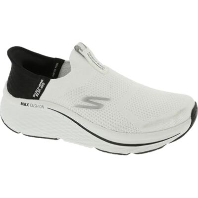 Skechers Elite 2.0 Slip-in-sneakers för dam, maximal dämpning, du kan gå i skorna utan att behöva använda händerna, Vit/svart, 38.5 EU Skechers Elite 2.0 Slip-in-sneakers för dam, maximal dämpning, du kan gå i skorna utan att behöva använda händerna, Vit/svart, 38.5 EU