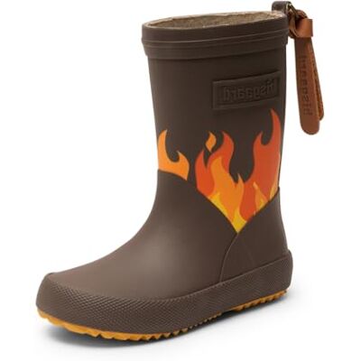 Bisgaard Fashion II Rain Boot, Brown Flames, 33 EU, Brun Flames, 33 EU Bisgaard Fashion II Rain Boot, Brown Flames, 33 EU, Brun Flames, 33 EU