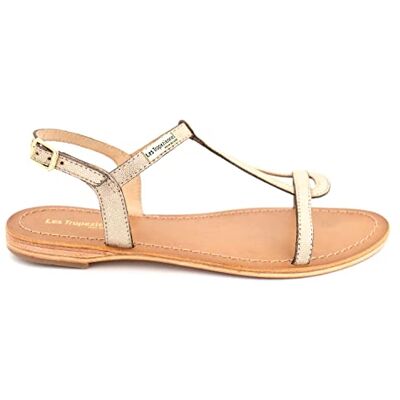 Les Tropéziennes par M. Belarbi Damer Hamat C11472 Slingback sandaler, Guld eller irländsk 36 EU Les Tropéziennes par M. Belarbi Damer Hamat C11472 Slingback sandaler, Guld eller irländsk 36 EU