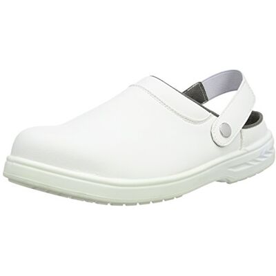 Portwest Steelite Safety Clog Sb Ae Wru, säkerhetsskor för män, vit, 46 EU / 11 UK Portwest Steelite Safety Clog Sb Ae Wru, säkerhetsskor för män, vit, 46 EU / 11 UK
