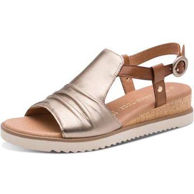 MARCO TOZZI dam 2–28706-46 sandaler, rosa MET. Comb, 37 EU MARCO TOZZI dam 2–28706-46 sandaler, rosa MET. Comb, 37 EU