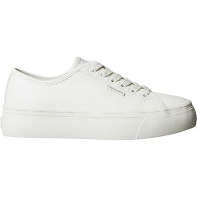 Calvin 8719965074583 kvinnors Vulc platt spets upp LTH CK YW0YW01932 låg topp, vit (Lily White), 4 UK, Vit lilja vit, 37 EU Calvin 8719965074583 kvinnors Vulc platt spets upp LTH CK YW0YW01932 låg topp, vit (Lily White), 4 UK, Vit lilja vit, 37 EU