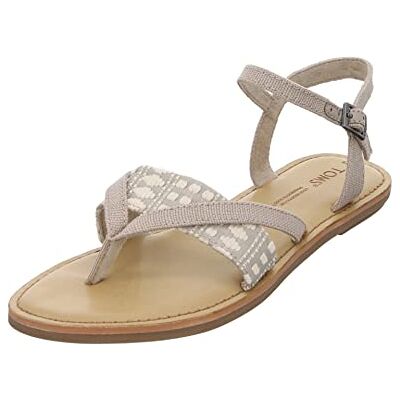 TOMS Dam Lexie platta sandaler, Ljusbrun, 45 EU TOMS Dam Lexie platta sandaler, Ljusbrun, 45 EU
