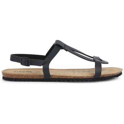 Geox Dam D BRIONIA Low A platt sandal, svart, 39 EU, svart, 39 EU Geox Dam D BRIONIA Low A platt sandal, svart, 39 EU, svart, 39 EU