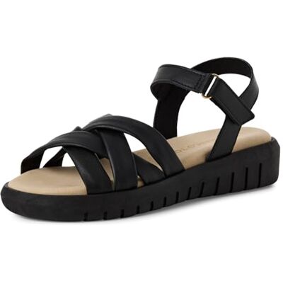 MARCO TOZZI Damer 2–28283-44 sandal, svart, 40 EU MARCO TOZZI Damer 2–28283-44 sandal, svart, 40 EU