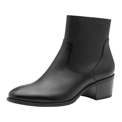 Tamaris Damen Boot Heel 1-25329-45, damstövlar, svart läder, 36 EU, Svart läder, 36 EU Tamaris Damen Boot Heel 1-25329-45, damstövlar, svart läder, 36 EU, Svart läder, 36 EU