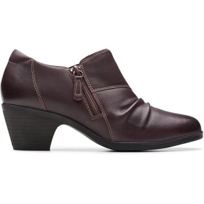 Clarks Collection Women's Emily2 Braley Ankle Boot, Dark Brown, 5.5 M US Clarks Collection Women's Emily2 Braley Ankle Boot, Dark Brown, 5.5 M US
