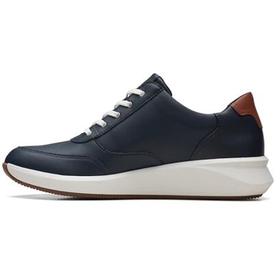 Clarks Un Rio Zip Womens Navy Combi, 6 Clarks Un Rio Zip Womens Navy Combi, 6
