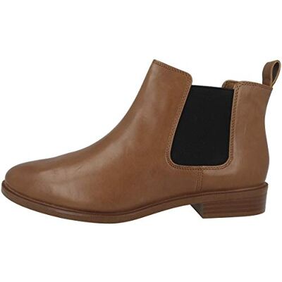 Clarks Taylor Shine dam Chelsea Stövlar, Brunt brunt läder, 40 EU Clarks Taylor Shine dam Chelsea Stövlar, Brunt brunt läder, 40 EU