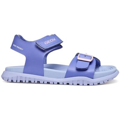 Geox J FUSBETTO GI sandal, DK Lilac/PINK, 34 EU Geox J FUSBETTO GI sandal, DK Lilac/PINK, 34 EU