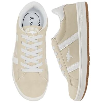 KangaROOS Unisex barn K-ca Miles Os sneakers, Beige vit, 28 EU KangaROOS Unisex barn K-ca Miles Os sneakers, Beige vit, 28 EU