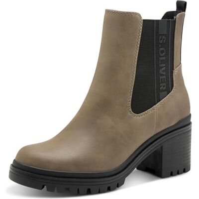 s.Oliver dam 5–25431–45 Chelsea stövlar, mörk taupe, 40 EU, Mörk mullvaden, 40 EU s.Oliver dam 5–25431–45 Chelsea stövlar, mörk taupe, 40 EU, Mörk mullvaden, 40 EU