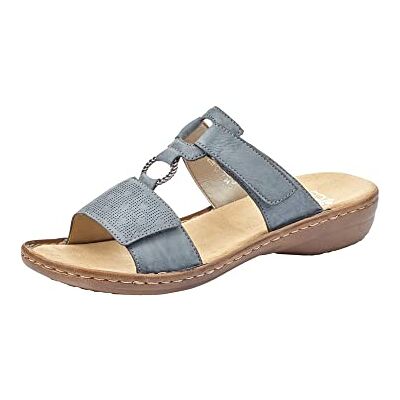 Rieker Damsandaler 60885, damtofflor, blå, 38 EU Rieker Damsandaler 60885, damtofflor, blå, 38 EU