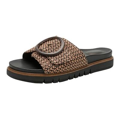 Tamaris Comfort dam Mule Flat MultiAdjustable plattform, svart, 36 EU Tamaris Comfort dam Mule Flat MultiAdjustable plattform, svart, 36 EU