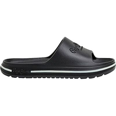 Pepe Jeans dam flip-flop, Svart, 39 EU Pepe Jeans dam flip-flop, Svart, 39 EU