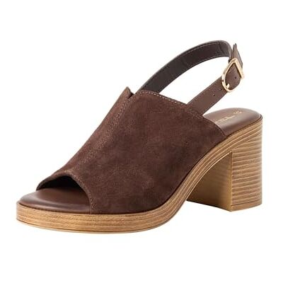Tamaris dam 1-28304-44 sandal med klack, mocca, 37 EU Tamaris dam 1-28304-44 sandal med klack, mocca, 37 EU