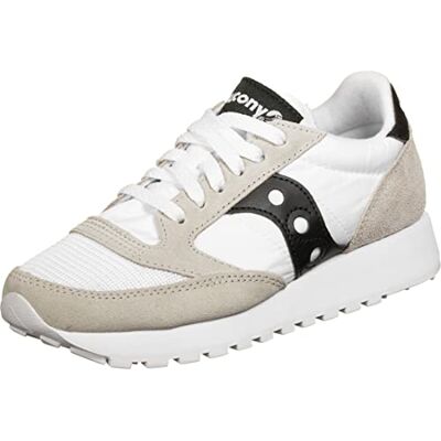 Saucony Jazz Original Vintage, Sneaker Donna, Bianco Nero, 35.5 EU Saucony Jazz Original Vintage, Sneaker Donna, Bianco Nero, 35.5 EU