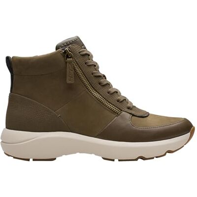 Clarks Tivoli Lane Womens Dark Olive Combi, 3 Clarks Tivoli Lane Womens Dark Olive Combi, 3