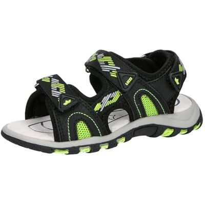 Lico Luca V sandaler, svart/grå/citon, 28 EU, Svart grå Lemon, 28 EU Lico Luca V sandaler, svart/grå/citon, 28 EU, Svart grå Lemon, 28 EU