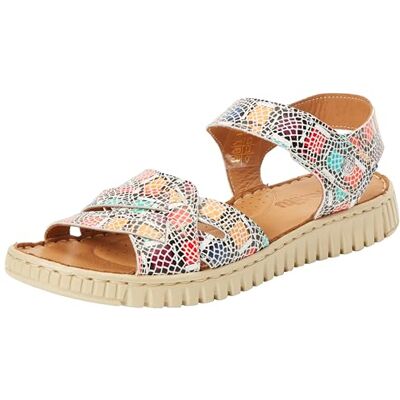 Manitu Damer 910211-00 sandal, flerfärgad, 39 EU Manitu Damer 910211-00 sandal, flerfärgad, 39 EU