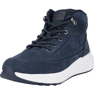 Tommy Hilfiger herr Hilfiger Warm Nubuck Hybrid B Fm0fm05189 stövlar, Blå ökenhimmel, 40 EU Tommy Hilfiger herr Hilfiger Warm Nubuck Hybrid B Fm0fm05189 stövlar, Blå ökenhimmel, 40 EU