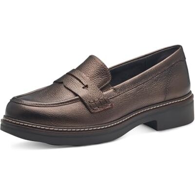 Tamaris Comfort damtofflor av läder eleganta, BRONS, 36 EU Tamaris Comfort damtofflor av läder eleganta, BRONS, 36 EU