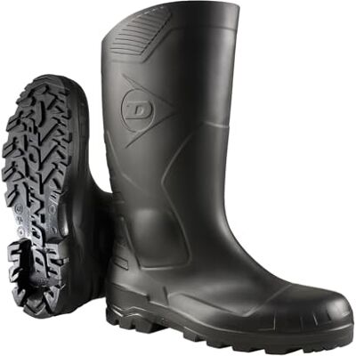 Dunlop Protective Footwear Devon full Safety Unisex vuxna gummistövlar, svart 44 EU Dunlop Protective Footwear Devon full Safety Unisex vuxna gummistövlar, svart 44 EU