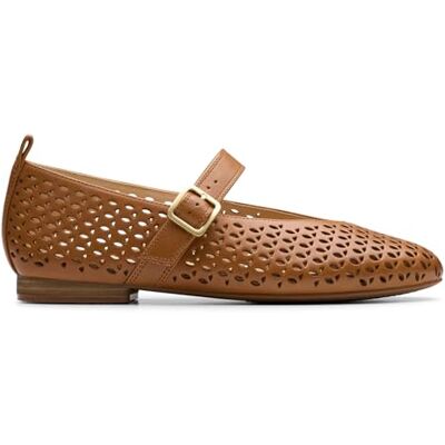 Clarks Fawna Jane Womens Tan Leather, 3 Clarks Fawna Jane Womens Tan Leather, 3